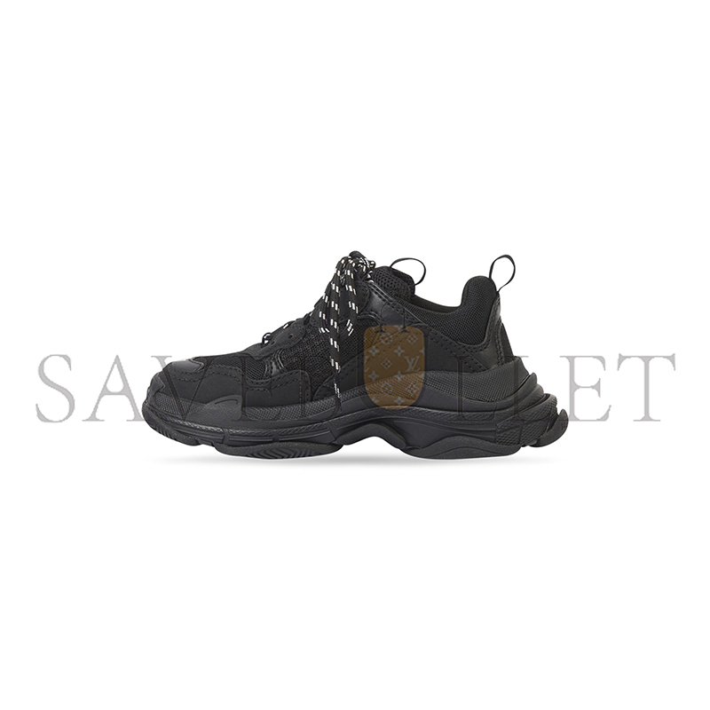 Ba*len*cia*ga kids - triple s sneaker in black 654251w2ca41000