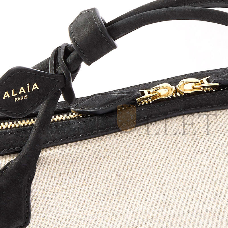 A1a1a LE TECKEL LEATHER-TRIMMED CANVAS CLUTCH 463766 (31*10*6.5cm)