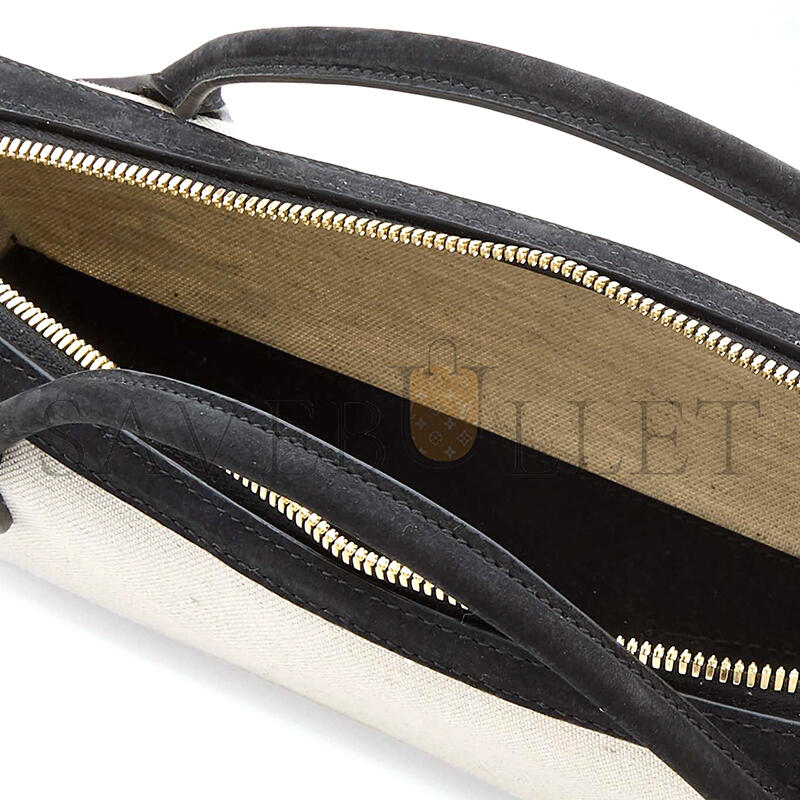 A1a1a LE TECKEL LEATHER-TRIMMED CANVAS CLUTCH 463766 (31*10*6.5cm)