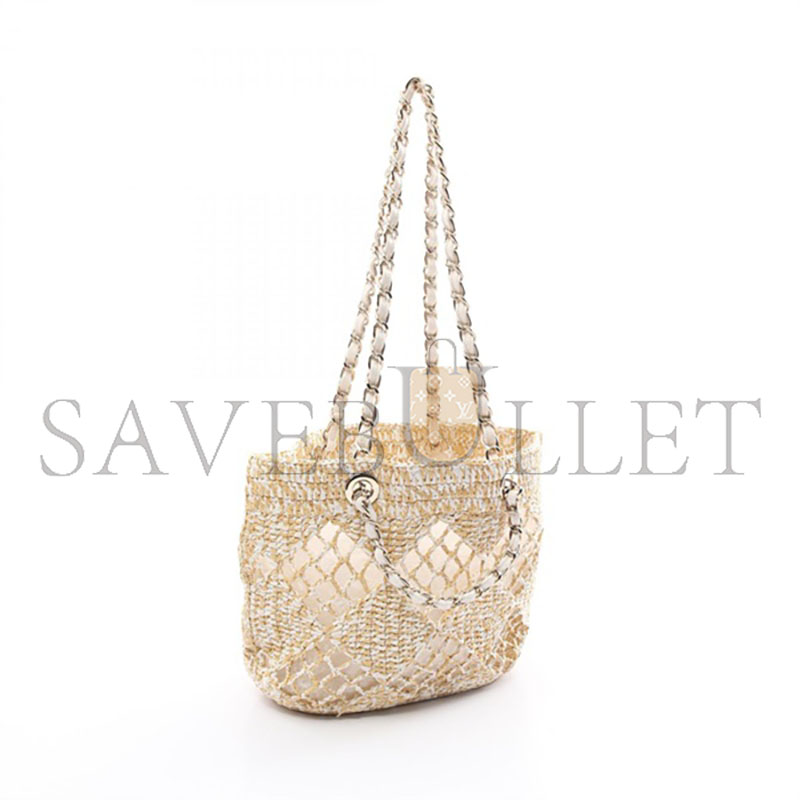 Ch**el small coco beach bag as4714 (32*24.5*10cm)