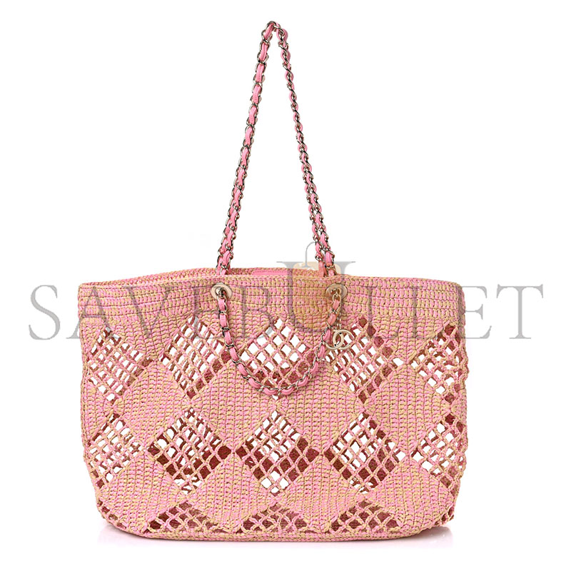 Ch**el coco beach bag as4576 (51*34.5*14.5cm)