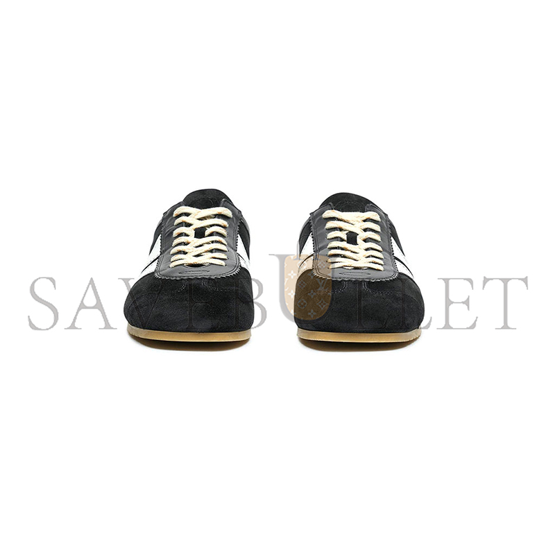 dr1e3 van n0t*n leather M*rathon sneaker in black 251-011701