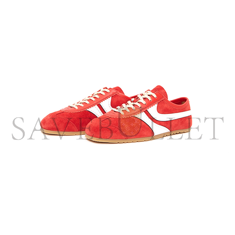 dr1e3 van N0t*n suede leather trainer red 252-021726