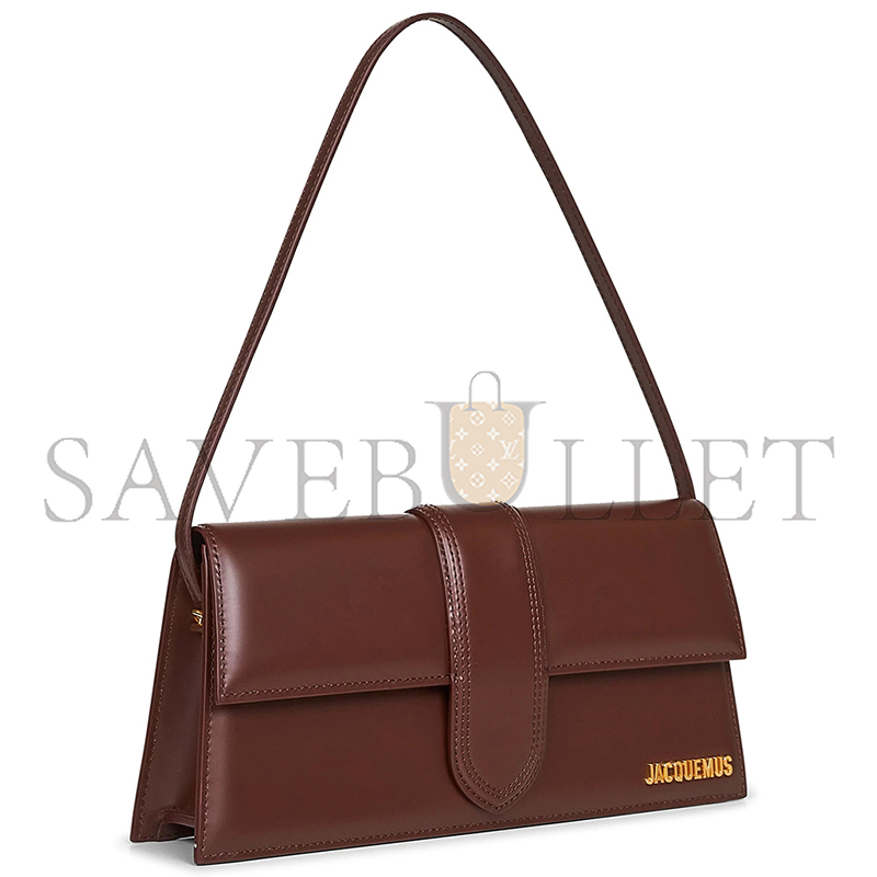 Ja*qvemvs brown the long bambino shoulder bag 221ba033100850 (28*13.5*6cm)