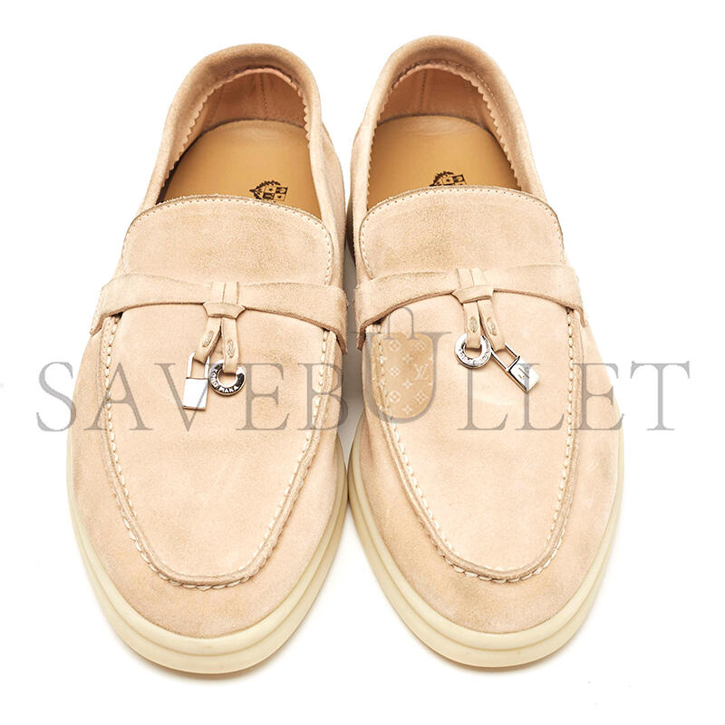 L0r0 P1ana beige suede summer charms walk loafers fae5444d0ee