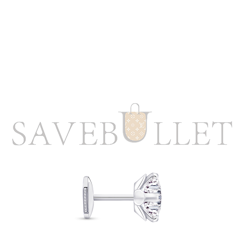 l0vis vvtt0n lv D1am0nds stud, lv monogram star cut - per unit q06418