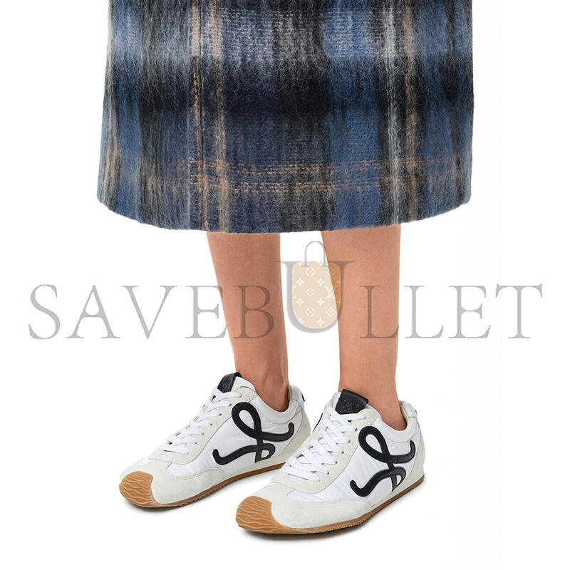 L0ew* ballet runner 2.0 in nylon and calfskin llbr282x01