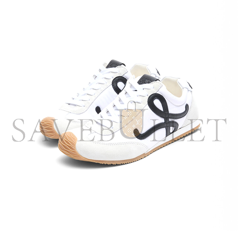 L0ew* ballet runner 2.0 in nylon and calfskin llbr282x01