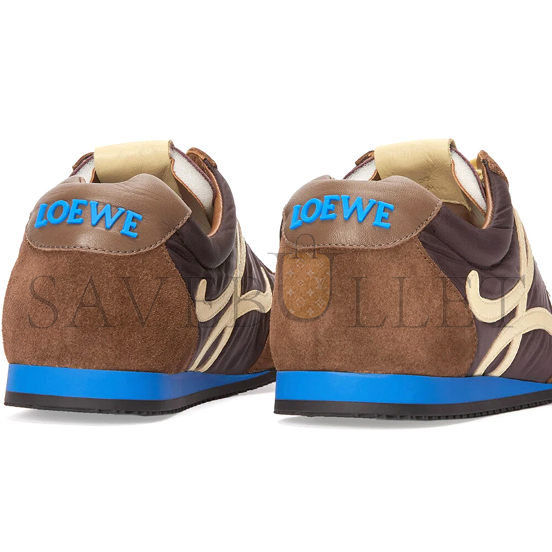 L0ew* ballet runner 2.0 in nylon and calfskin mbr2282x01