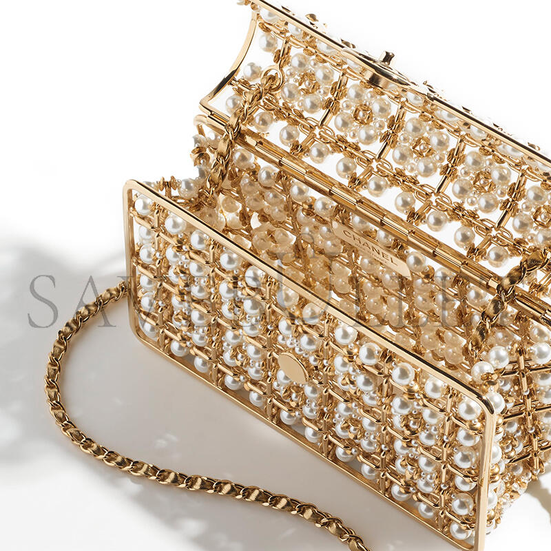 Ch**el master 23s classic flap evening bag as4076 (17*11*6cm)