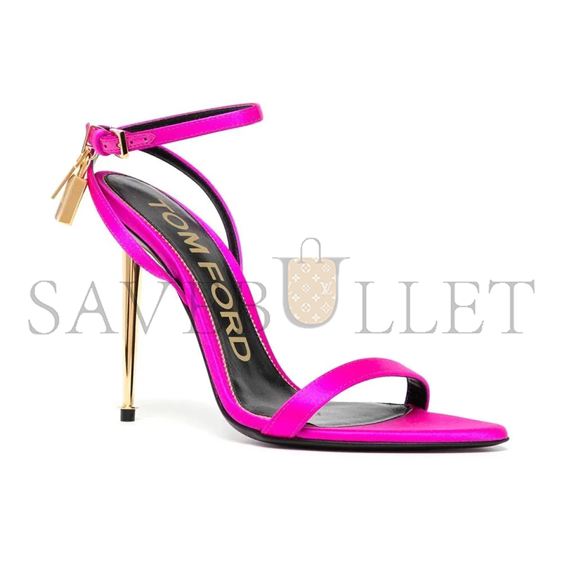 t0m F0rd padlock leather sandals w2272j