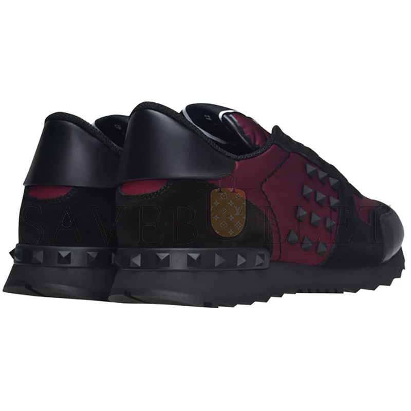 Va1e*ntin0 nylon rockstud sneakers 1y2s0748vbu24d