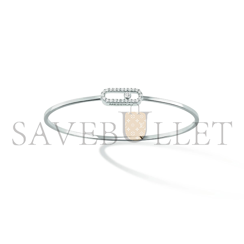 Mes1kaa move uno bracelet, white gold and pave d1am0nds 12057-wg