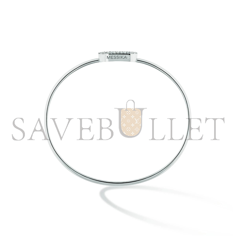 Mes1kaa move uno bracelet, white gold and pave d1am0nds 12057-wg