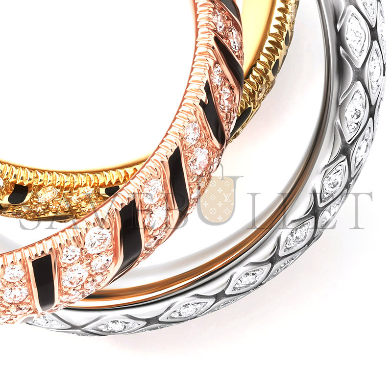 Ca*t1er trinity ring lacquer paved n4814200