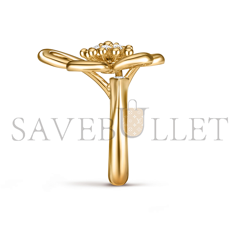 V*n Cl**f arpels flowerlace between the finger ring vcarpme000