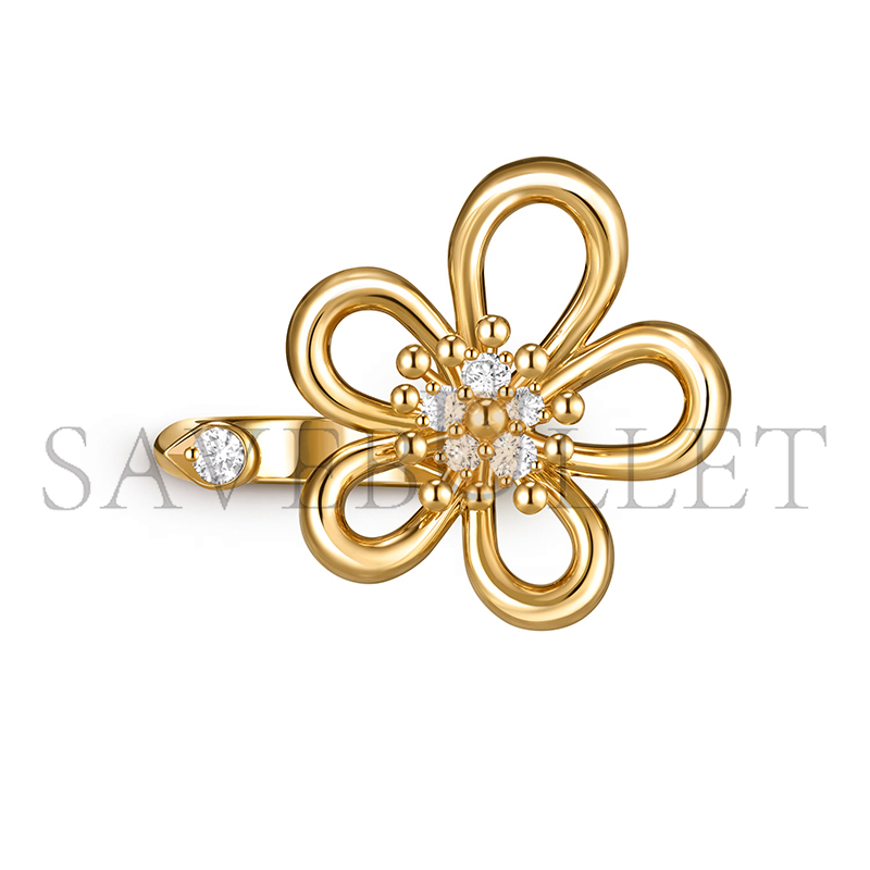 V*n Cl**f arpels flowerlace between the finger ring vcarpme000
