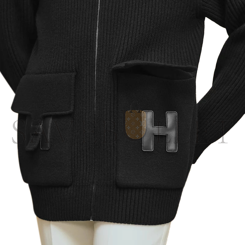 H**me5 wool knit jacket h5h2228d30234