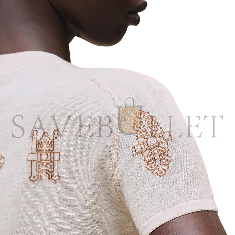 H**me5 ferronnerie short-sleeve sweater h6e2685dcmv36