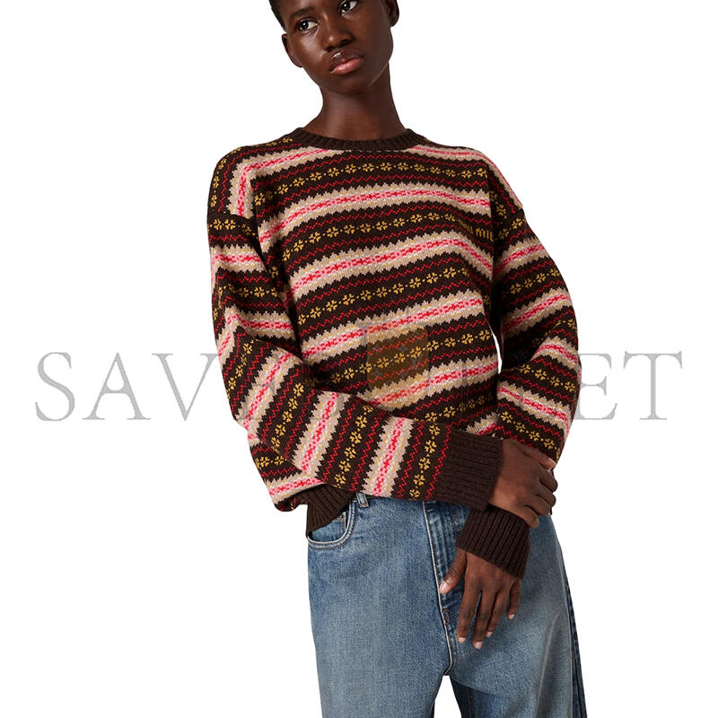 M1v M1v wool crew-neck sweater mml01r