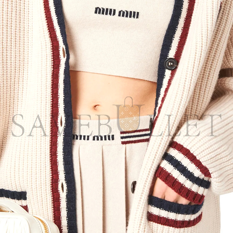 M1v M1v cashmere knitted cardigan mmf840