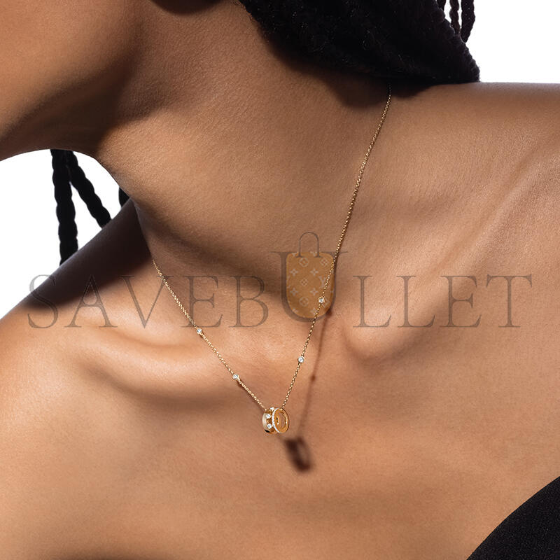 Mes1kaa move romane pendant necklace yellow gold d1am0nd necklace 07158-yg