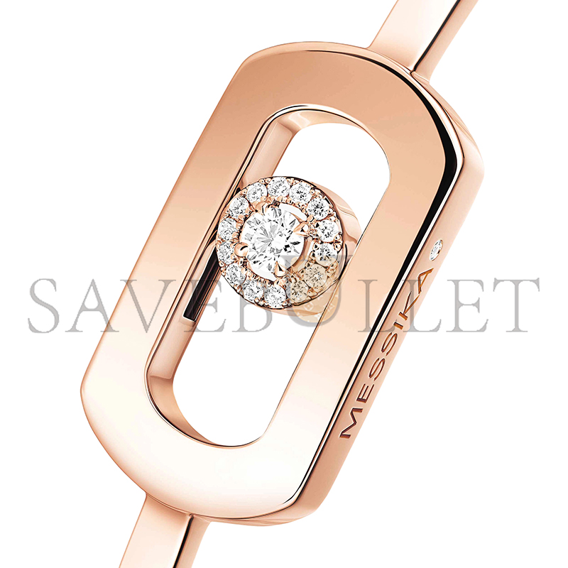 Mes1kaa so move bangle pink gold d1am0nd bracelet 13757-pg