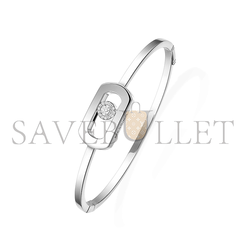 Mes1kaa so move bangle white gold d1am0nd bracelet 13757-wg