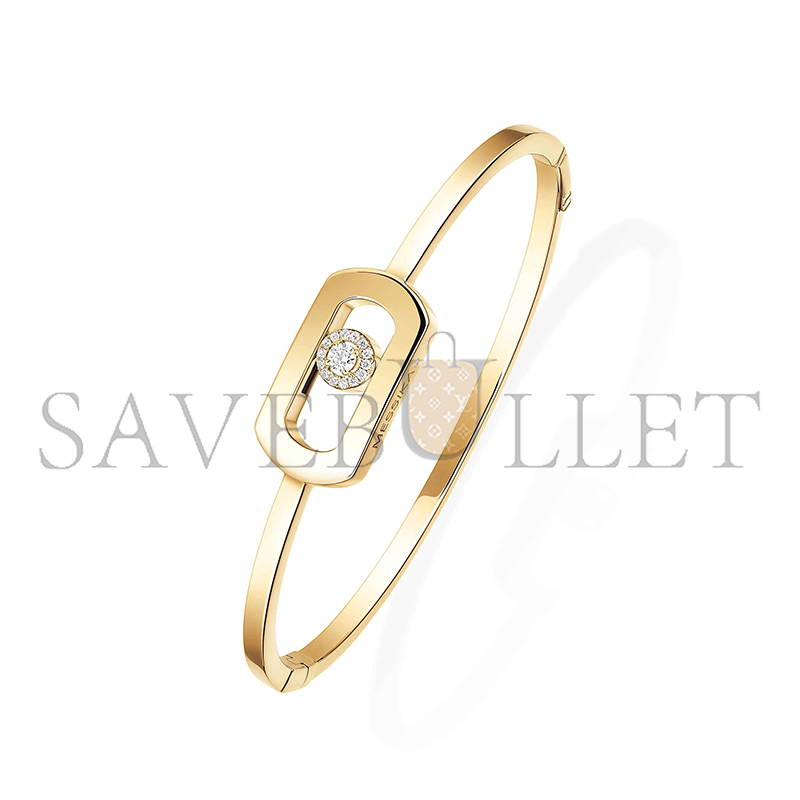 Mes1kaa so move bangle yellow gold d1am0nd bracelet 13757-yg