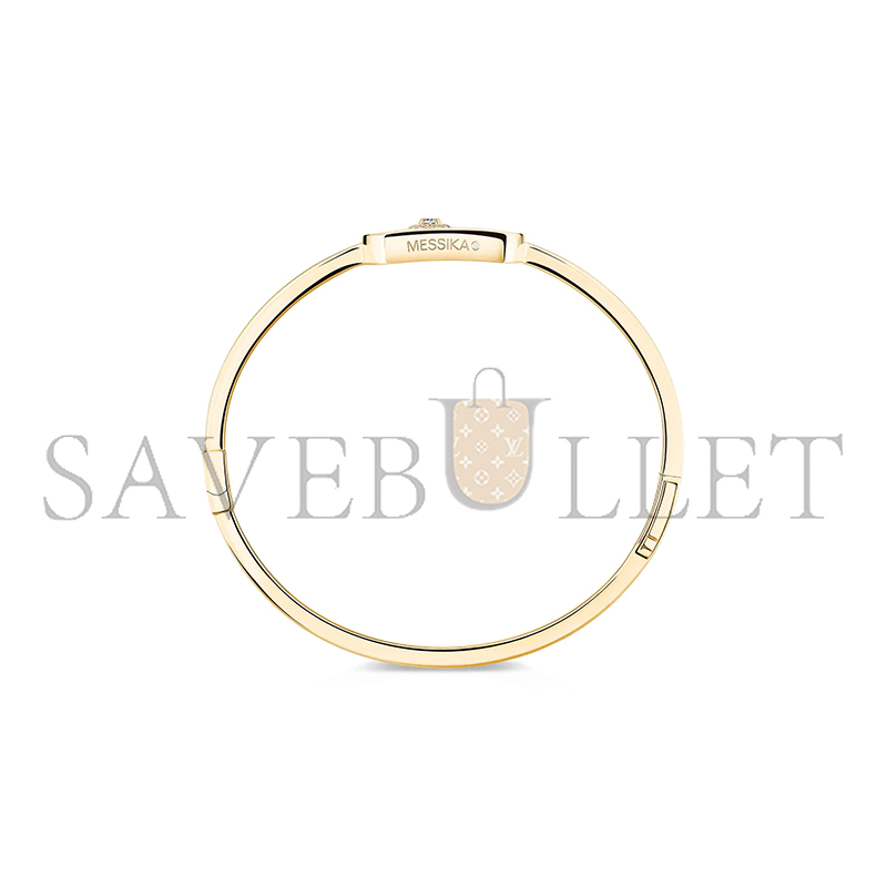 Mes1kaa so move bangle yellow gold d1am0nd bracelet 13757-yg