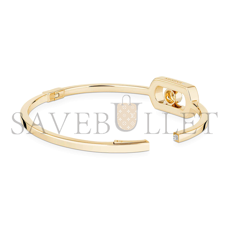 Mes1kaa so move bangle yellow gold d1am0nd bracelet 13757-yg