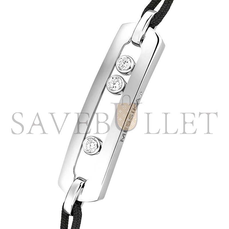 Mes1kaa move cord bracelet large white gold d1am0nd bracelet 05311-wg