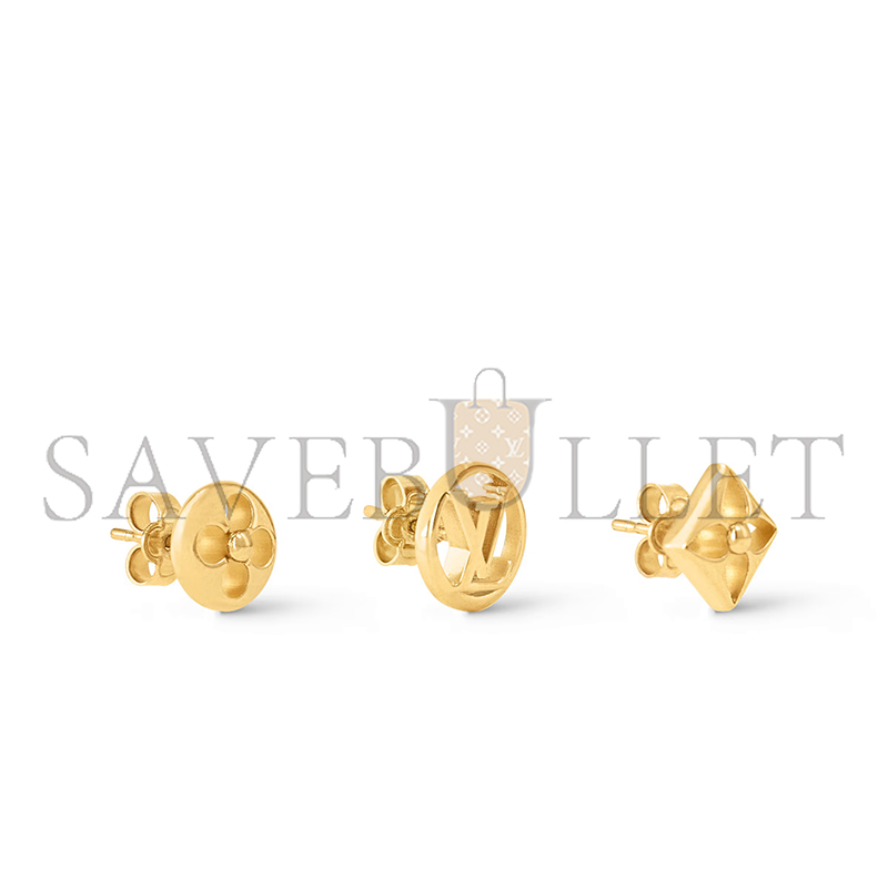 l0vis Vvtt0n crazy in lock earrings set m00395