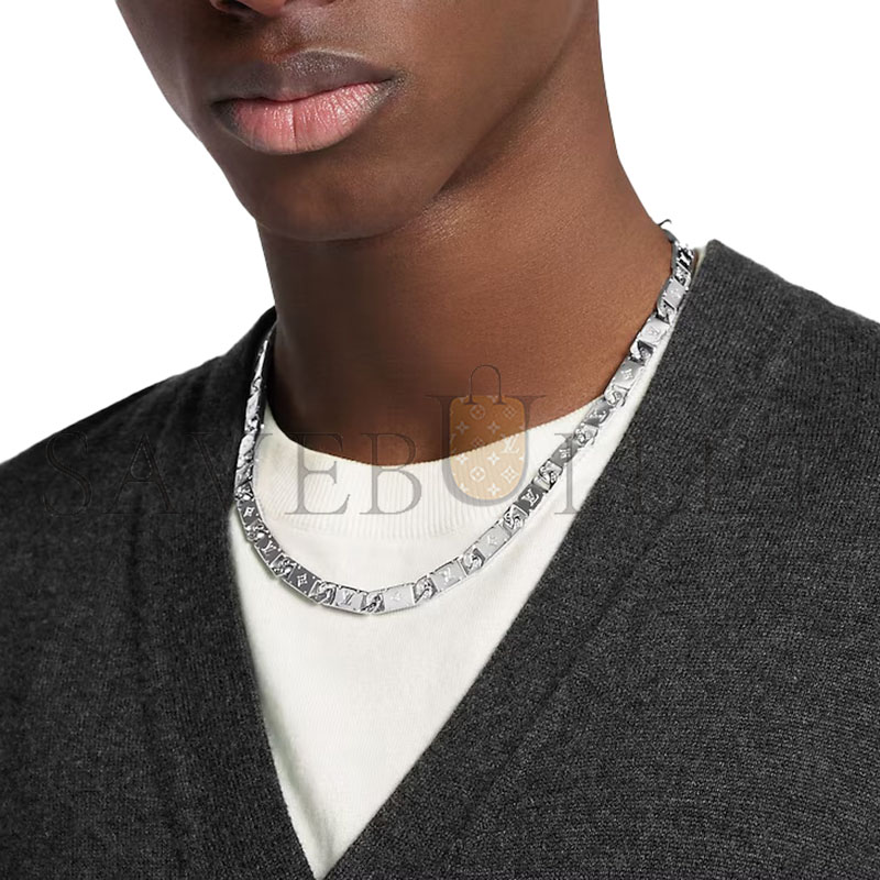 l0vis Vvtt0n monogram tied up necklace m00919