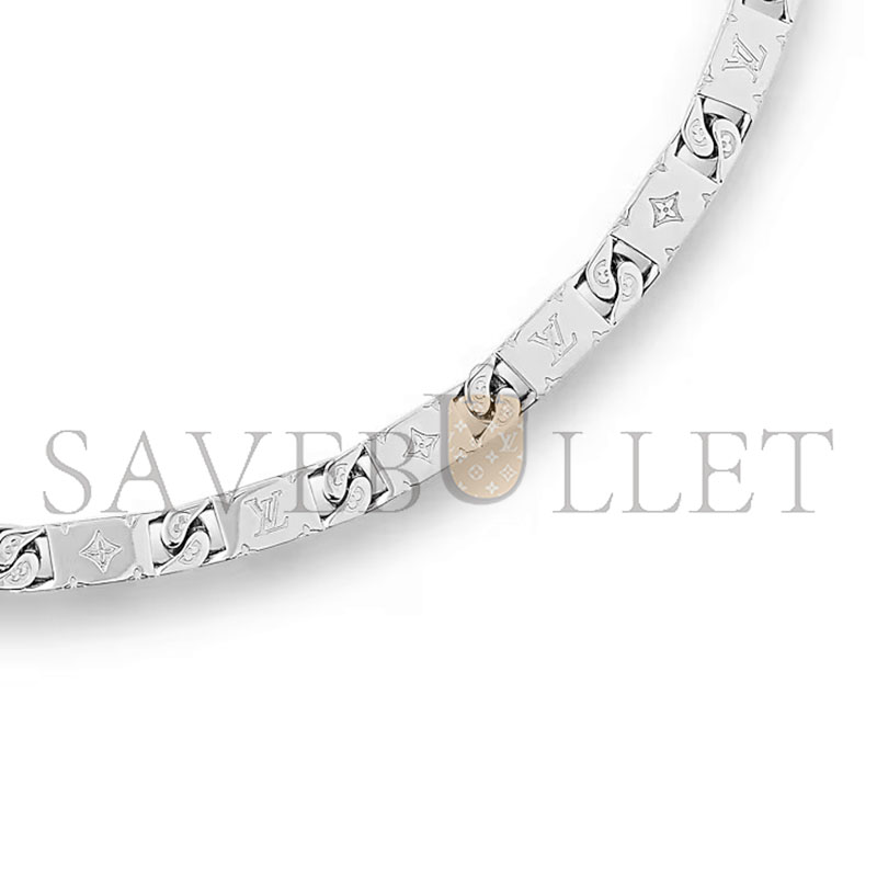 l0vis Vvtt0n monogram tied up necklace m00919