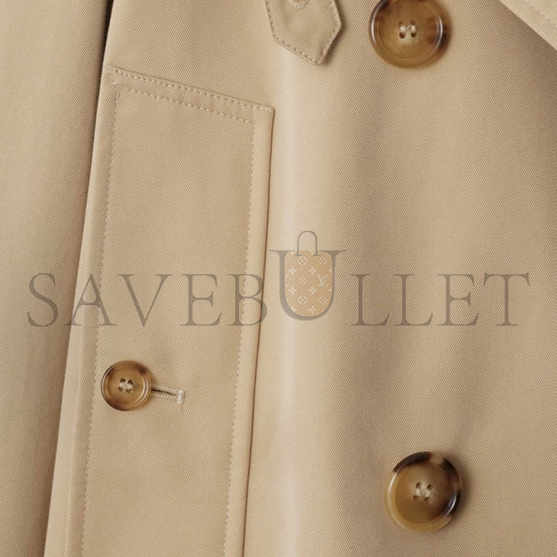 Bv*b*rry double breasted long-sleeved trench coat 81157921