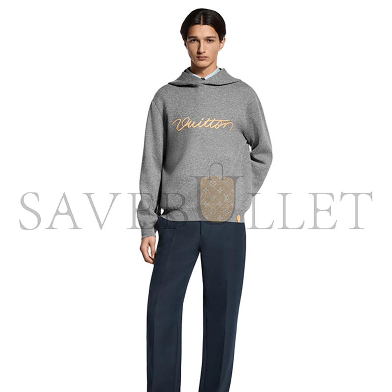 l0vis vvtt0n signature double Fa*e cashmere hoodie 1ajsny