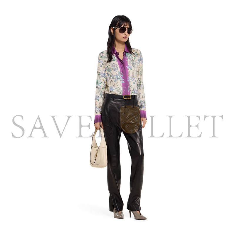 Gvc*1 printed silk twill shirt 856092
