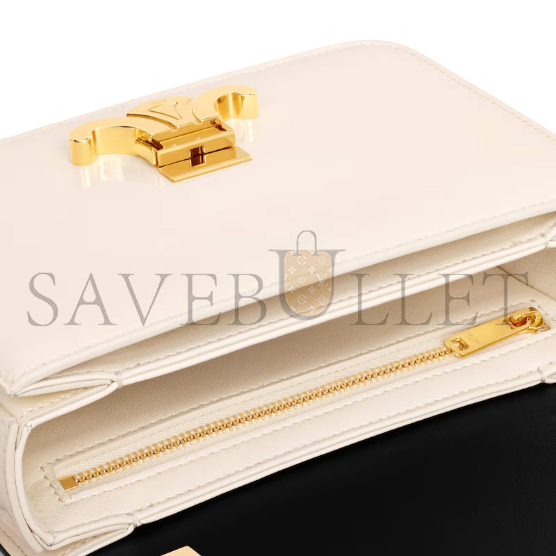 Ce1i*e teen garance bag in bicolour patent calfskin 118053gco.38aw (18.5*13.5*7cm)