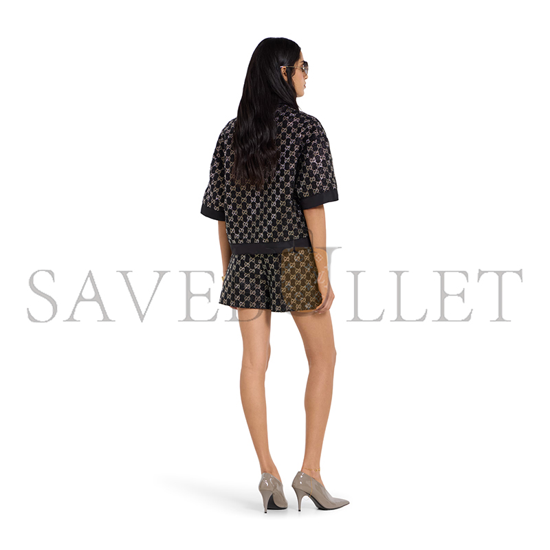 Gvc*1 wool tweed lamÉ suit 846682