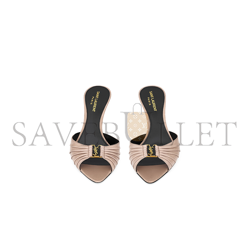 Y51 babylone mules in smooth leather 86112125v009943