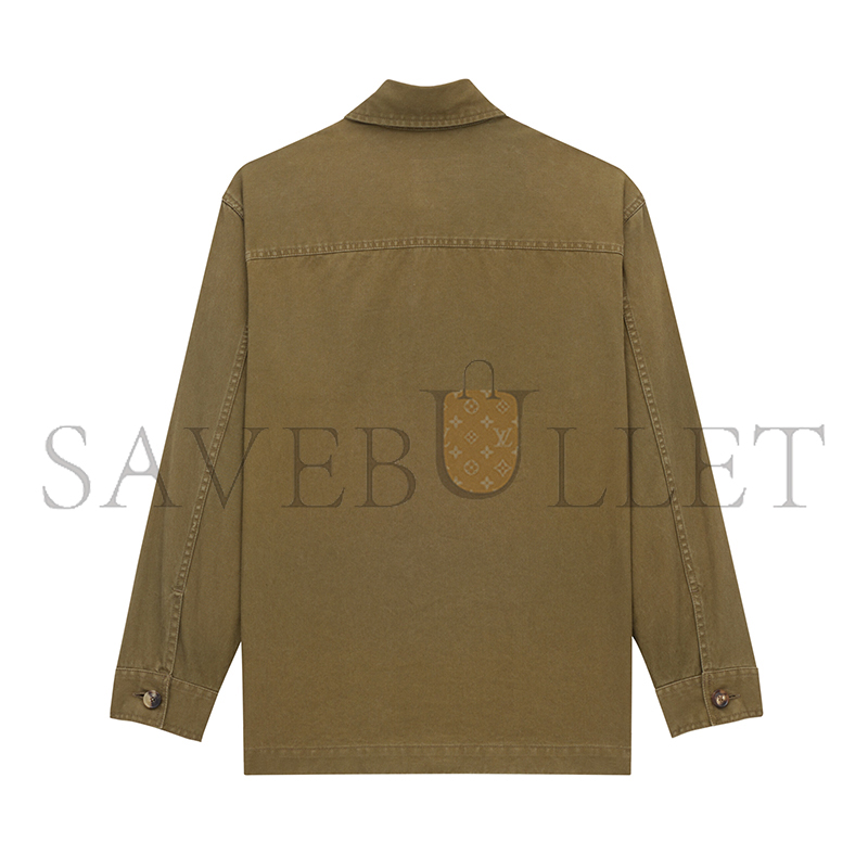 Y51 CASSANDRE OVERSHIRT IN COTTON LINEN GABARDINE 838697Y253W3530