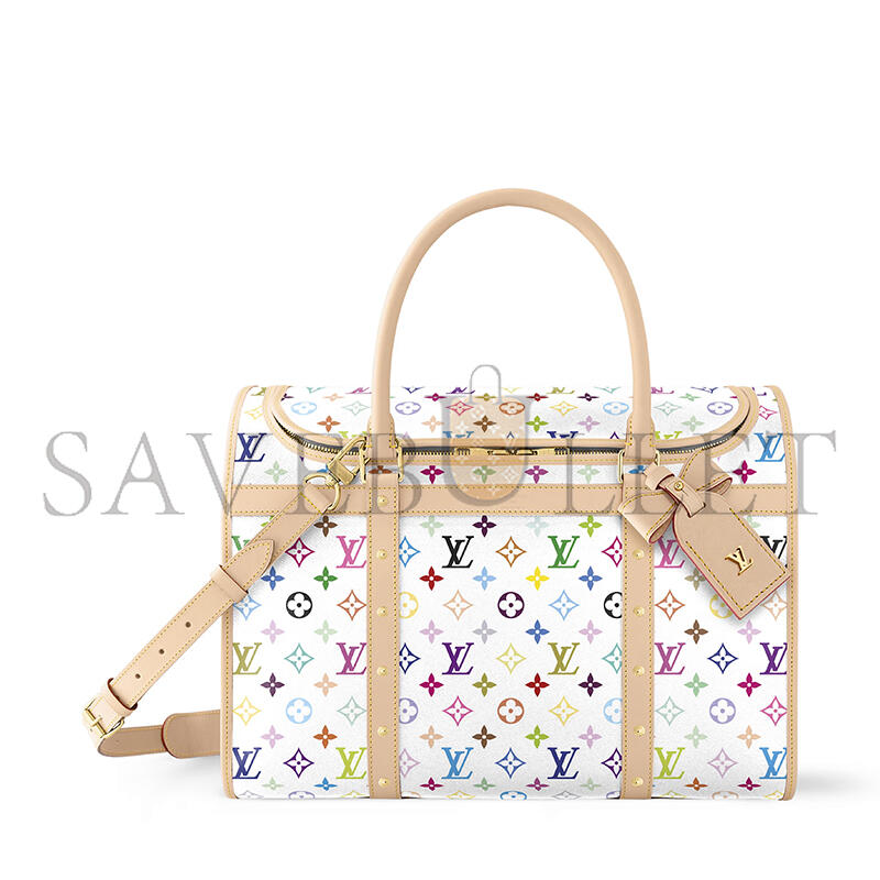 l0vis Vvtt0n murakami lv x tm dog bag m13741 (44*32*23cm)