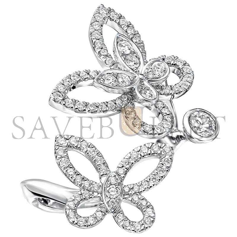 Gr*ff BUTTERFLY ILLUSION MULTI-CUT D1am0nd RING RGR753