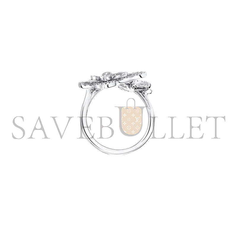Gr*ff BUTTERFLY ILLUSION MULTI-CUT D1am0nd RING RGR753
