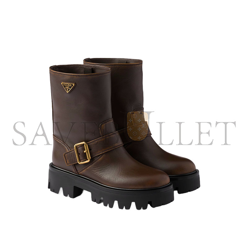 Pra*a LEATHER BOOTIES 1U187O