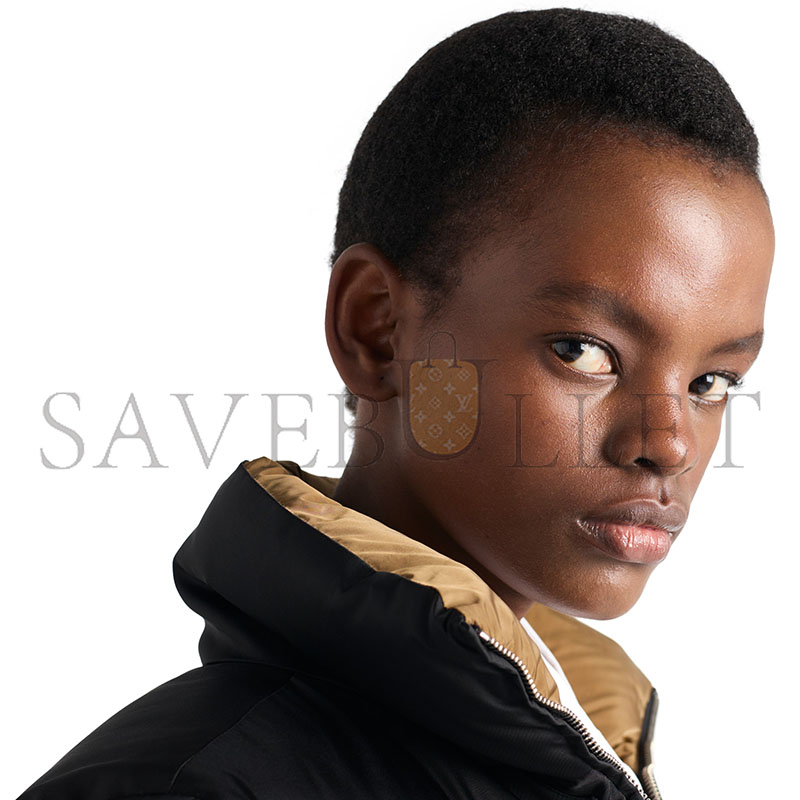 Pra*a CROPPED RE-NYLON DOWN JACKET