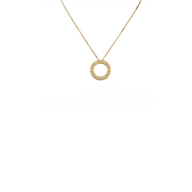 ca*t*er  love necklace, Di*m*nd-paved b7058400