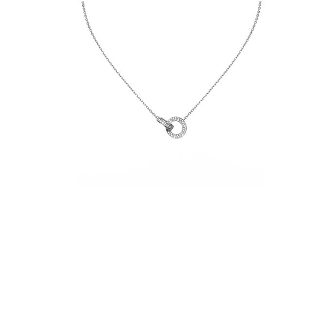 ca*t*er  love necklace, Di*m*nd-paved b7216300