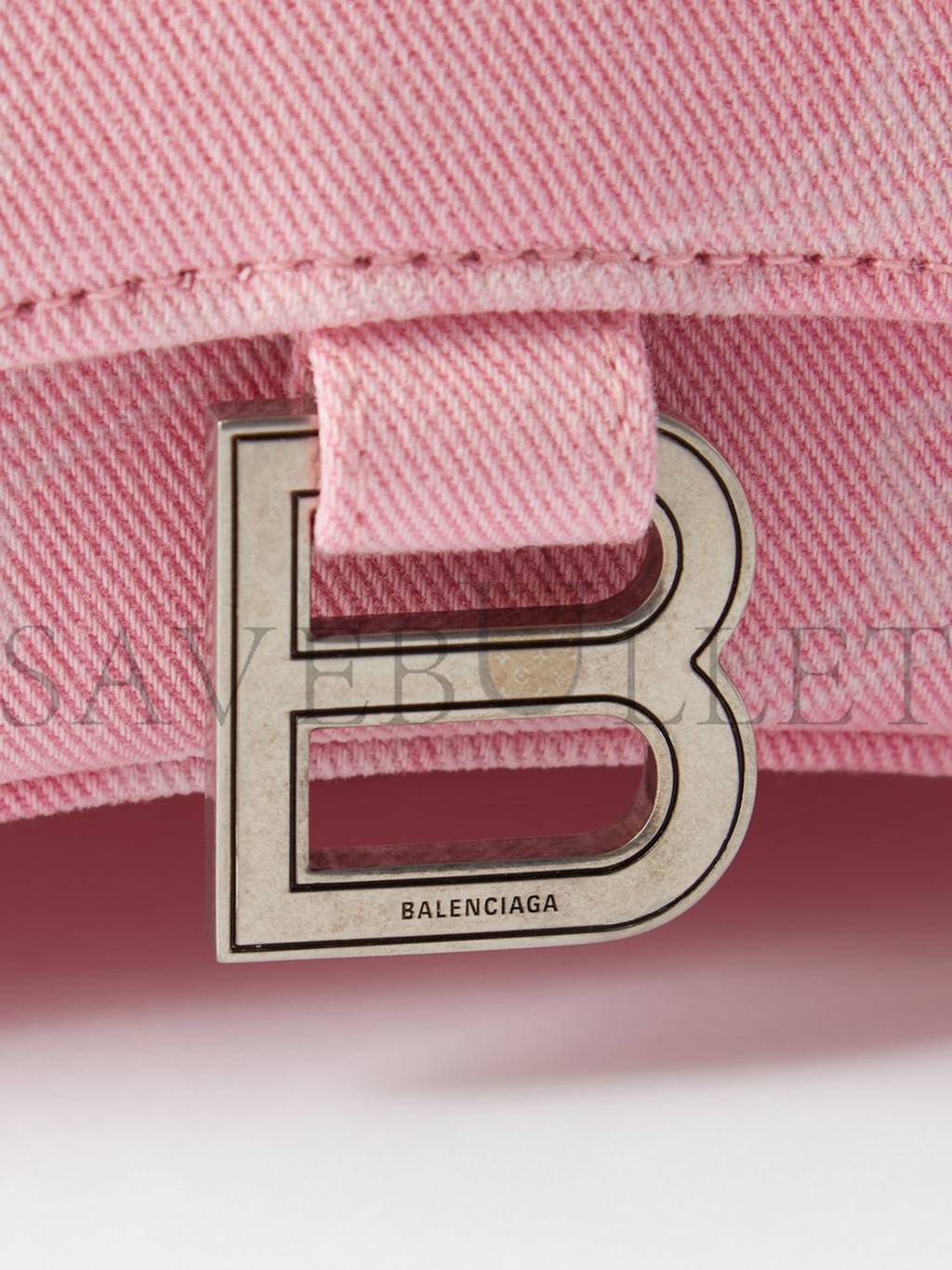 ba*len*cia*ga pink hourglass xs logo-print De*1m cross-body bag matchesfashion us (19*12.1*8.1cm)